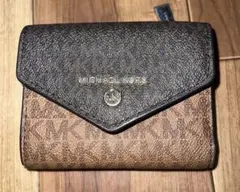 MICHAEL KORS 二つ折り財布 ブラウン/ブラック