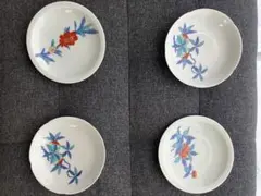 十三代今泉今右衛門（人間国宝）花柄の皿 4枚セット 16cm 2+2のサムネイル