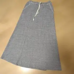 【美品】良品計画　ロングスカート　Sサイズ グレー