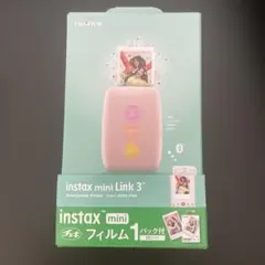 instax mini Link3 スマホチェキプリンター3 ローズピンク