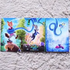 ディズニー ズートピア 特典 パノラマボード ニック ジュディ ゲイリー