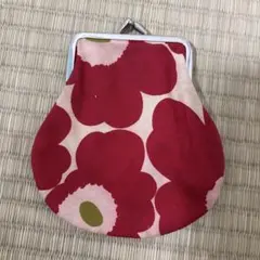 マリメッコ　がま口ポーチ