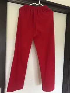 赤ウエストゴムスラックス