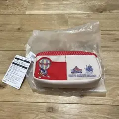 未使用美品　ディズニー　ペンケース　気球　レトロ