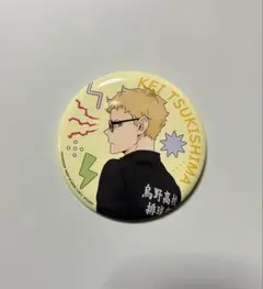 ハイキュー　月島蛍　喜怒哀楽　トレーディング缶バッジ
