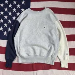 BEAMS別注Championリバースウィーブ マルチカラー 復刻 刺繍タグ L