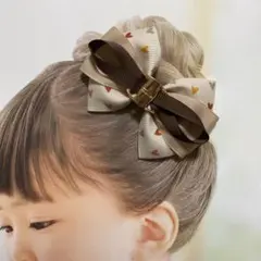 パ*ン様 (匿名配送)ゴム交換可能キッズリボンヘアゴム
