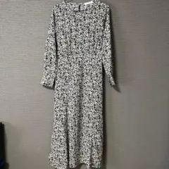 chocol raffine robe花柄 長袖 ワンピース