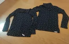 タートルネックアンダーシャツ 2枚セット