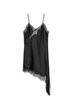 MOUSSY LACE TRIM SATIN キャミ 黒 - メルカリ
