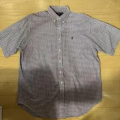 RALPH LAUREN SPORT ラルフローレン 半袖チェックシャツ XLのサムネイル