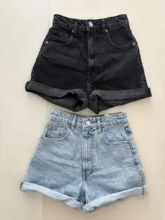 ZARA デニムショートパンツ　32サイズのサムネイル