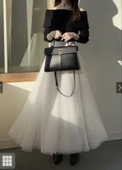 ゆき様専用GRLボリュームロングチュールスカート[at118]