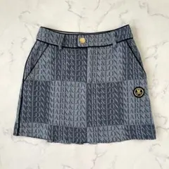 マークアンドロナ 2021年モデル インナー付スカート 秋冬 プリーツ 金ボタン