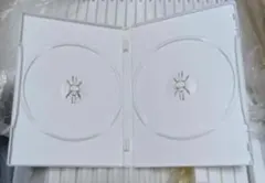 新品 DVD トールケース 2枚収納用 4セット (白 8枚収納可能)