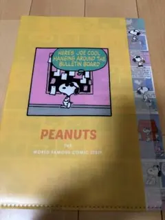 未使用　スヌーピー PEANUTS クリアファイル A4