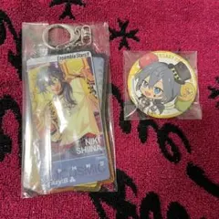 あんスタ　椎名ニキ　海外　中国限定　両面アクキー　アニカフェ　缶バッジ