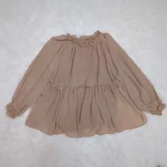 ミスティック ボリュームギャザーブラウス【F】ベージュ