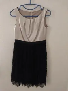 peyton place ワンピース　バイカラー Sサイズ