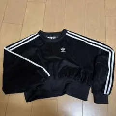 adidas ADICOLOR CLASSIC ベロアオーバーサイズスウェット