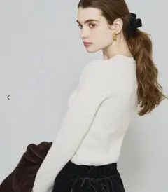 極上ニットクルーネック　coca