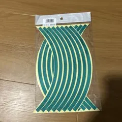 12 인치 녹색 오토바이 림 테이프