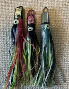 トローリングルアー ヘッド 3本セット 貝貼り - メルカリ
