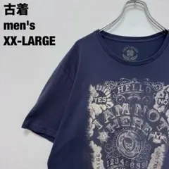 LUCKY BRAND Tシャツ ウィジャボード 奇抜 ネイビー XXL 古着のサムネイル