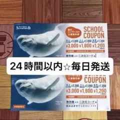 鴨川シーワールド　割引券　2枚　入館割引券　当日発送　匿名のサムネイル