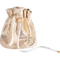 YSL ポーチ　新品未使用　ノベルティ　ゴールド　巾着