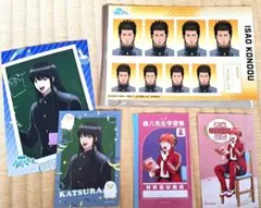 銀魂 銀八先生 ステッカー桂小太郎 ブロマイド 近藤勲 ふぉとカード 神楽