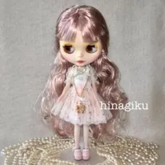 ブライス アウトフィット ペンダント付き パステルワンピース ピンク