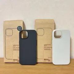 無印良品　再生ＴＰＵ　スマートフォンケース2つセット　iphone15用