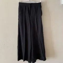 H&M ブラック ワイドパンツ