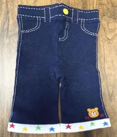 ミキハウス ￼Hot Biscuits ネイビー パンツ 100