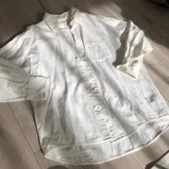 AZUL moussy 白シャツ　着回し　美品　お洒落　　可愛い　ビッグシャツ