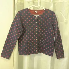 古着　プチバトー　カーディガン　150cm