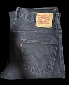 リーバイス550 w34 l32 ブラック　バギー