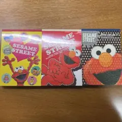 セサミストリート メモ帳 エルモ　3点セット