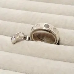 【希少美品✨】agate/アガッタ リング＆ピアスセット スターリング シルバー