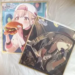 【匿名配送】 小豆沢こはね プロセカ ミニ色紙 54B 特訓前後 1枚ずつ