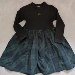 ファミリア　Ｆdash　ブラックウォッチ　ワンピース　110cm