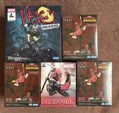 MARVEL フィギュア 4種 ヴェノム ロキ ソー ブラックパンサー ロケット