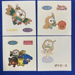 ポケモンパンシール　デコキャラシール　ポケモンシール　モクロー