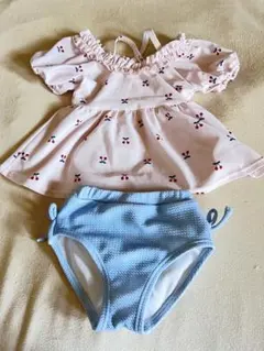 petit main セパレート水着 チェリー柄 90cm