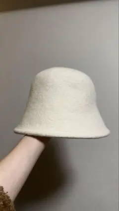 nikoand ニコアンド　バケットハット　バケハ　白