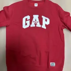 GAP ロゴ刺繍 スウェット レッド