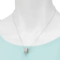 059レディースCZ キュービックジルコニアのリング  シルバー925ネックレス