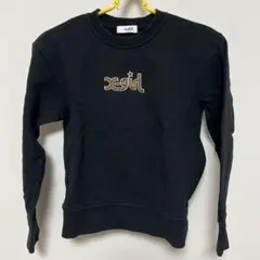 人気商品 X-girl stages エックスガール パーカー 140 迷彩ロゴ