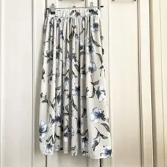 花柄スカート　パンジー柄のサムネイル
